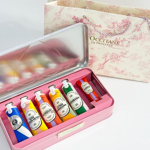 L'OCCITAN欧舒丹铁盒香氛六件套 PE管 (护手霜*5支唇膏*1支) 商品图0