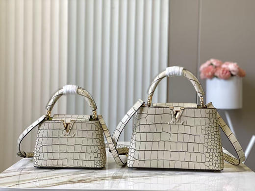 秋冬特惠💰1430 渠道级LV 新品 te级LV N93163/M48865奶白石纹鳄鱼纹 商品图9