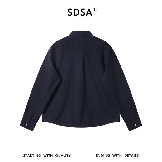 31230SDSA男士秋冬新款痞帅男装韩版简约撞色印花翻领长袖衬衫百搭气质 商品图5