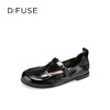 Dfuse迪芙斯2026春季新款方头T字带松紧带后跟舒适软底玛丽珍单鞋女鞋DFE1111067 商品缩略图7