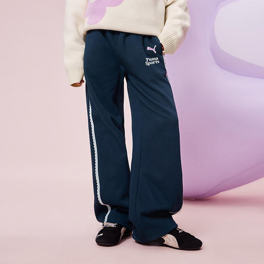 PUMA彪马官方正品 新款儿童女童秋冬长裤休闲裤时髦甜美运动风 商品图1