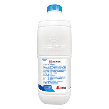 三元原味大桶风味酸牛奶1.8kg/桶 家庭装酸奶 新老包装交替发货 商品图2