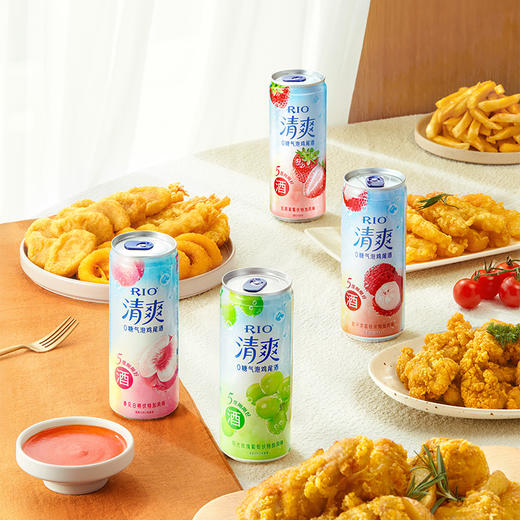 【首单专享】RIO锐澳预调鸡尾酒低度果酒5度清爽8度强爽组合330ml*8罐气泡酒 商品图4