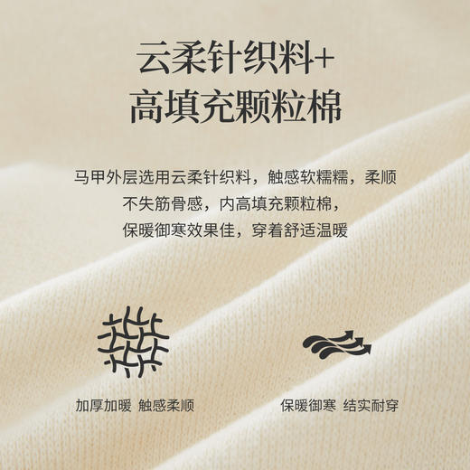 【1/21新品】熙世界超好看冬装马甲棉服外套女士外穿坎肩保暖马夹叠穿背心棉衣 商品图4