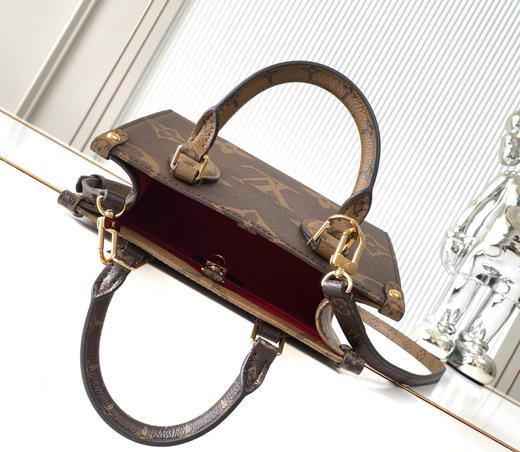 秋冬特惠💰1100 渠道级LV【全钢五金 MB163c01变码芯片】te级LV 全套包装 M46839迷你托特包 商品图7