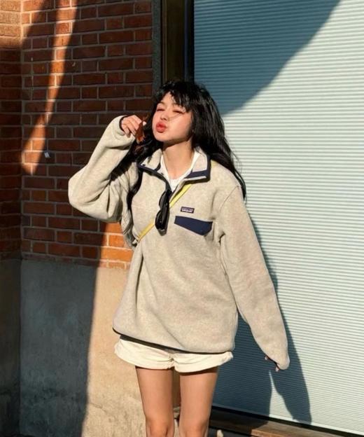 .付款减库存，100件，越南回货！巴塔哥尼亚男女同款摇粒绒半高领套头衫 商品图2