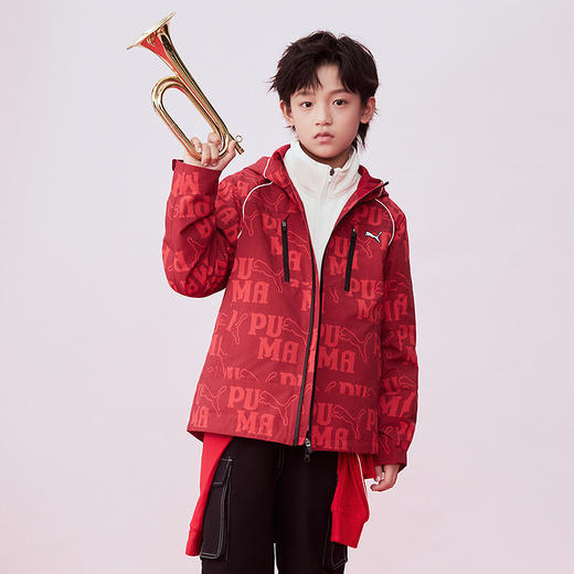 PUMA彪马官方正品新款儿童童装梭织便服外套加绒一衣多穿潮流 商品图3