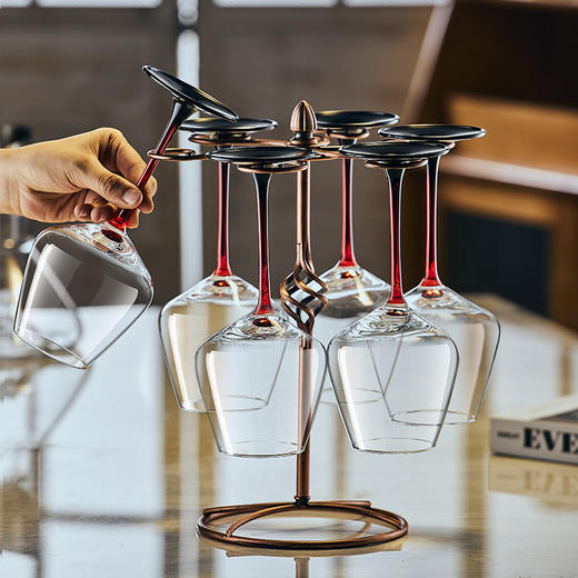 【红酒杯醒酒器家用套装】轻奢欧式水晶大号葡萄酒杯 高脚杯子酒具 商品图0