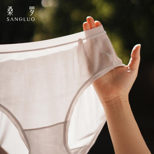 干爽抑菌桑罗内裤桑蚕丝面膜无痕内裤透气抑菌干爽无痕 商品图2
