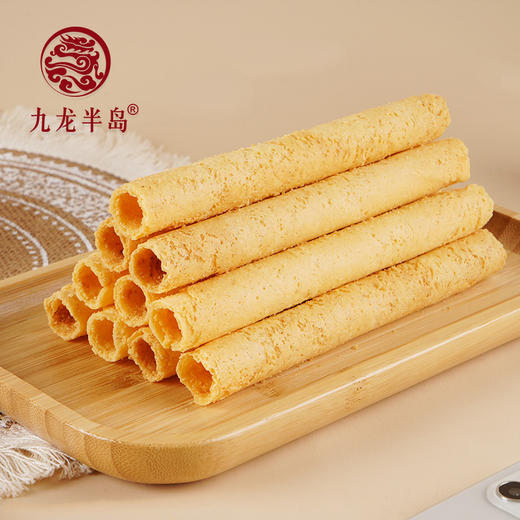九龙半岛 原味鸡蛋卷448g*盒  进口黄油，传统手工制作，纯正港味，精致包装 定制礼袋 礼赠佳选 商品图9
