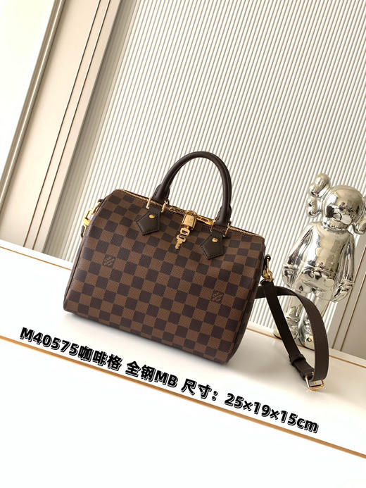 秋冬特惠💰1250 渠道级LV 【全钢五金 MB163c01变码芯片】te级LV 全套包装 M40575咖啡格 商品图0