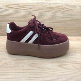 豪行2025年秋季新款时尚休闲舒适厚底真皮女单鞋25319671