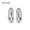 Dfuse迪芙斯2026春季新款轻便厚底增高魔术贴松糕鞋休闲鞋运动板鞋DFE1112126 商品缩略图9