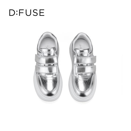 Dfuse迪芙斯2026春季新款轻便厚底增高魔术贴松糕鞋休闲鞋运动板鞋DFE1112126 商品图9