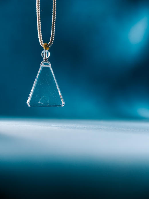 迷罗元和堂 白水晶扇形三角吊坠 不规则 随机发【器悟雅玩】 商品图5