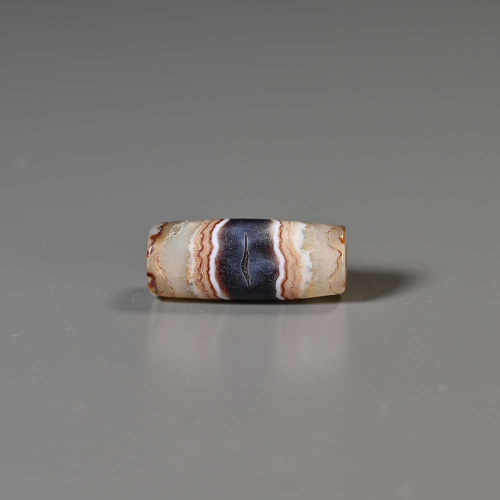 西亚高古蓝沁百花眼纹珠