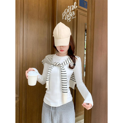 <曾小咸推荐>现货秒杀 ！微信超特价！韩系简约打底t恤 日常109.99 立减50 秒杀59.99！！ 休闲裤 秒杀79.99！！ 商品图5