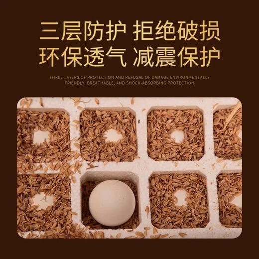 申十一谷物鲜鸡蛋30枚鸡蛋+泡沫盒+稻谷壳JLD102-30枚 商品图4