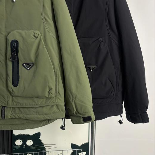 F010759防水防风假两件连帽休闲羽绒服外套 商品图2