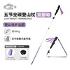 ZK青禾杖客五节全碳折叠登山杖161g 紫烟岫色 商品缩略图0