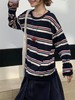 F010749韩系减龄羊毛柔软慵懒条纹针织衫女毛衣秋冬款 商品缩略图8