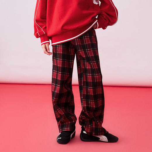 PUMA彪马官方正品新款儿童童装针织长裤休闲裤加绒温暖时尚 商品图2