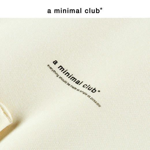 a minimal club【舒温暖皮】360  克摇粒绒卫衣连帽保暖AM5BST19 商品图2
