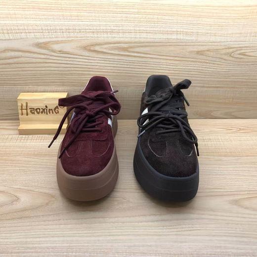 豪行2025年秋季新款时尚休闲舒适厚底真皮女单鞋25319671 商品图2