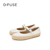 Dfuse迪芙斯2026春季新款编制手工感舒适百搭渔夫鞋玛丽珍单鞋女鞋DFE1111072 商品缩略图9