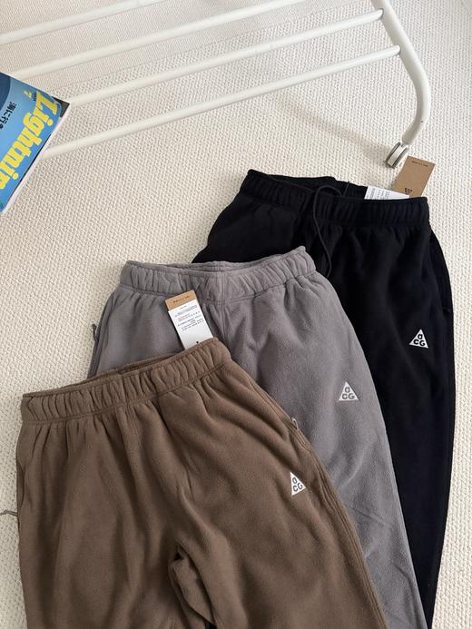 钩子ACG男子户外摇粒绒长裤锥形加绒运动裤 商品图4