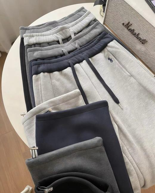 F010748新款慵懒感加绒复宝宝绒两穿休闲裤卫裤 商品图3