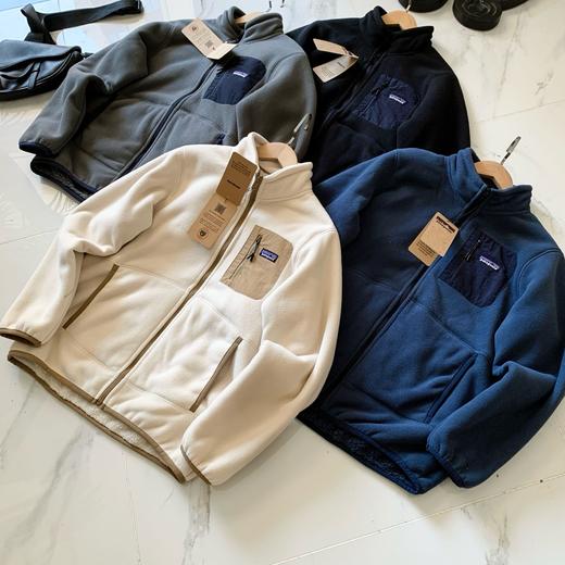 抓绒羊羔绒男士保暖开衫立领拉链外套夹克 商品图0