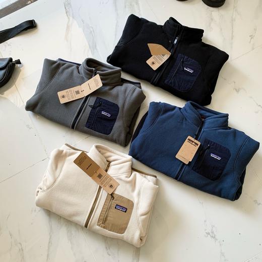 抓绒羊羔绒男士保暖开衫立领拉链外套夹克 商品图2