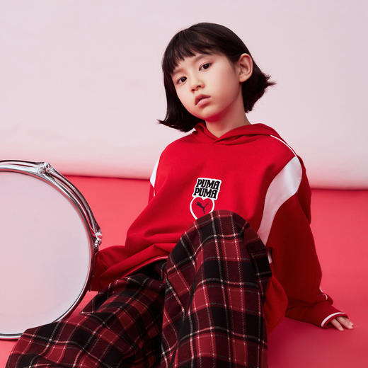PUMA彪马官方正品新款儿童童装长袖卫衣连帽设计时尚舒适 商品图2