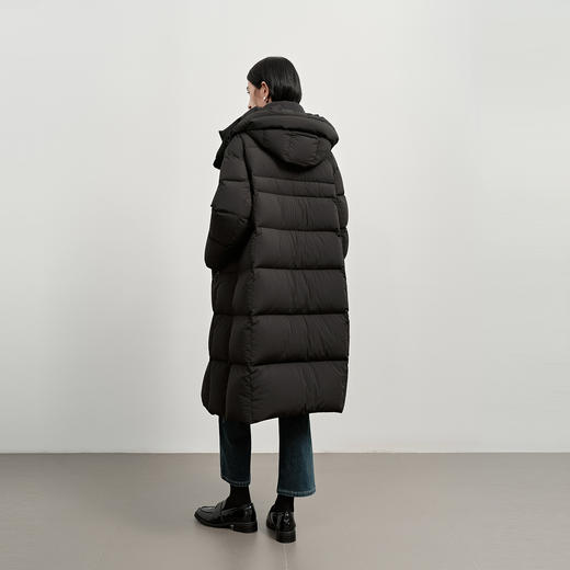 NEELLY纳俪商场同款冬新款时尚保暖长款羽绒服女90白鸭绒舒适外套N25112L01131 商品图1