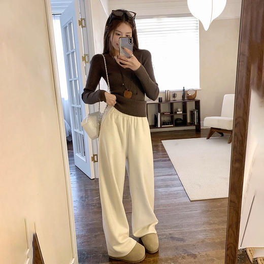 Beau Muse小暖炉卫裤|高克重面料，内里加厚奥粒绒，束脚款/抽绳两穿款可选 商品图0