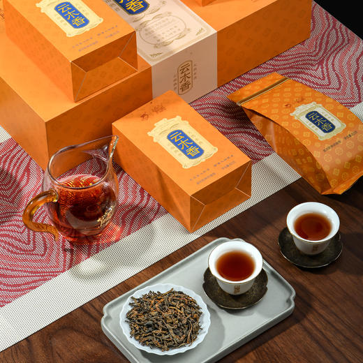 龙园几棵树 云木香 普洱熟茶散茶 240克/盒 商品图8