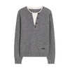 NEELLY纳俪商场同款冬季新款休闲假两件羊毛针织衫女舒适通勤上衣N25111A01101 商品缩略图3