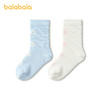 【商场同款】巴拉巴拉儿童袜子春秋女童棉袜甜美袜提花软弹两双装 商品缩略图4