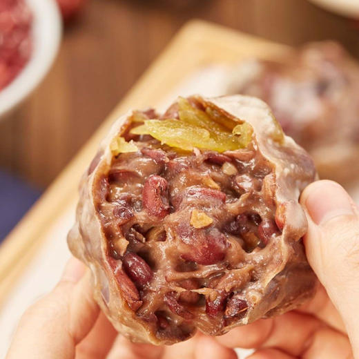【非遗粘豆包】严选东北玉米、芸豆、紫米等多种粗粮为原料，三代传承技艺，手工制作，坚持传统 商品图2