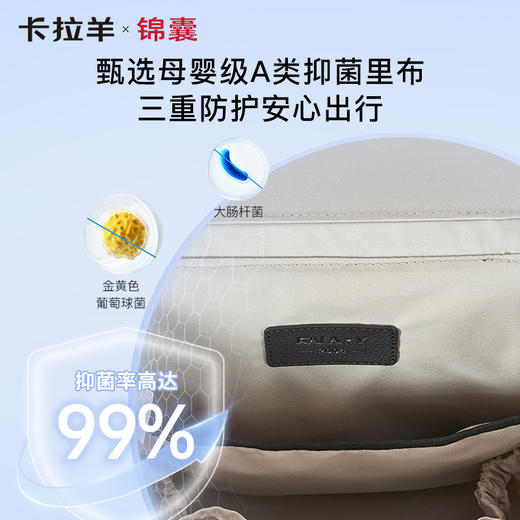 【防盗背包】卡拉羊X锦囊出境旅行防盗电脑双肩包多功能轻便CN5525/L 商品图5