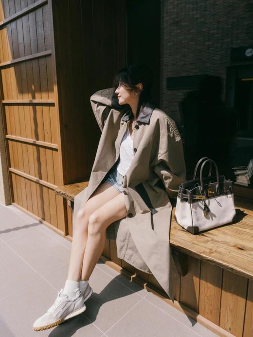 爱马仕jet系列麂皮德训鞋 运动鞋  原版购入开发 H家运动鞋 镂孔柔软麂皮山羊皮运动鞋（ZX*DBG) 商品图4