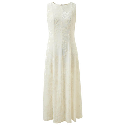 三彩2026春季新款圆领无袖收腰连衣裙三穿A字裙长裙气质优雅M 商品图4