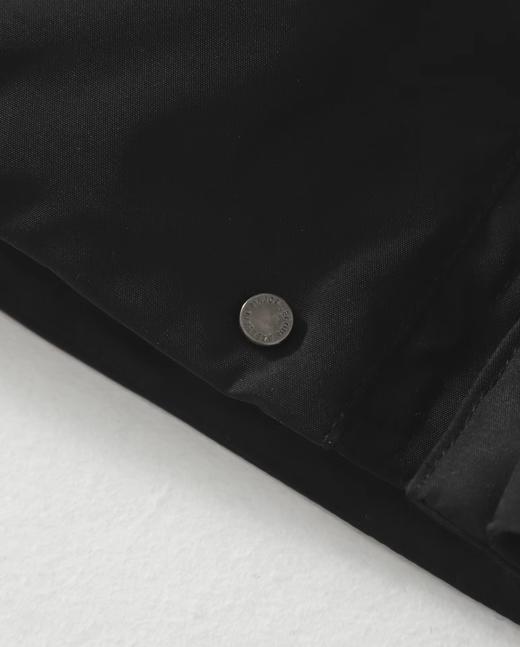 F010704貉子大毛领刺绣多口袋夹克式连帽羽绒服男女同款 商品图14