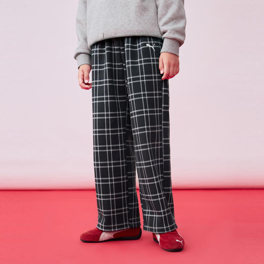 PUMA彪马官方正品新款儿童童装针织长裤休闲裤加绒温暖时尚 商品图1