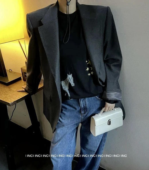 ICEDU*ST 韩国设计师牌 🐎马年限定暖绒长袖打底衫010509 商品图2