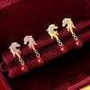 【好运加马】纯银朱砂生肖马年独角兽耳饰【JHY-E001206M】 商品缩略图3