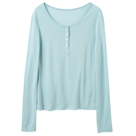 【莱赛尔】三彩2026春季新款圆领长袖T恤上衣套头衫修身简约休闲M 商品图4