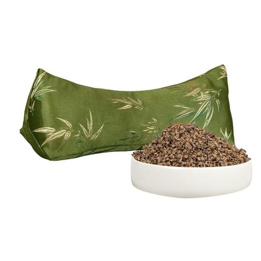 爆款！【小来】养生护颈艾草枕礼盒装 久睡不塌 艾草填充 精美刺绣 亲肤柔软 礼盒包装 商品图2