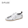 Dfuse迪芙斯2026春季新款豹纹马毛真皮薄底轻便德训鞋豆豆鞋DFE1112086 商品缩略图12